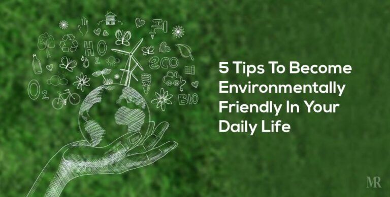 5 Tips To Become Environmentally Friendly In Your Daily Life