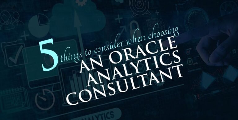 An Oracle Analytics Consultant