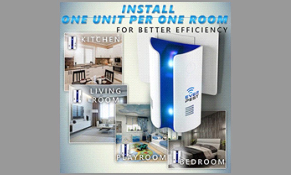 install one Unit per one room for better efficiency