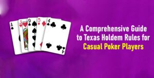 texas holdem poker game card rank