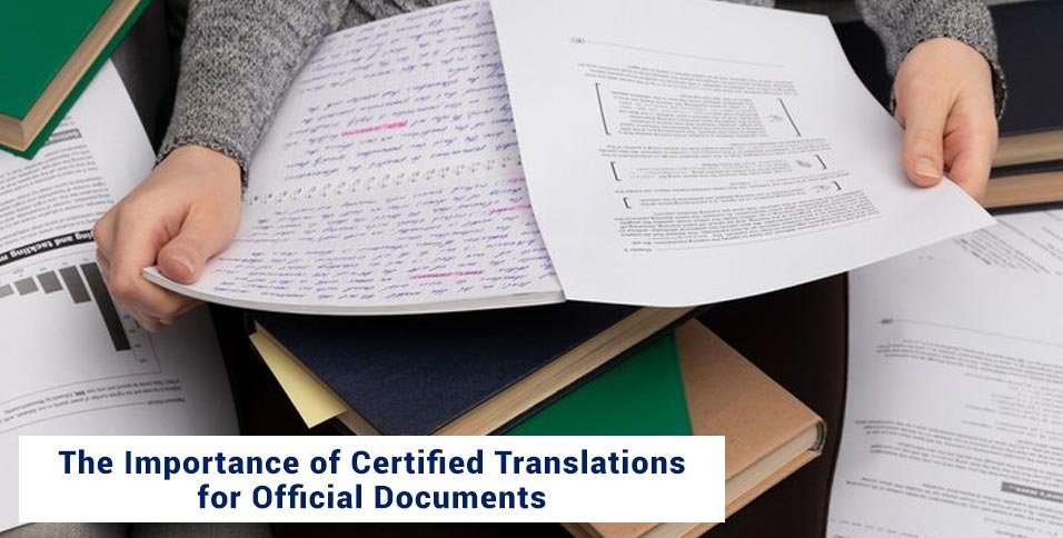 Certified Translations for Official Documents