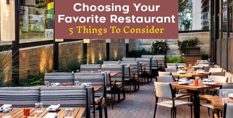 Choosing Your Favorite Restaurant
