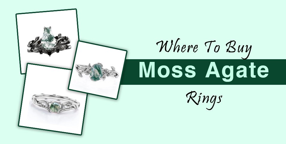 Moss Agate Rings