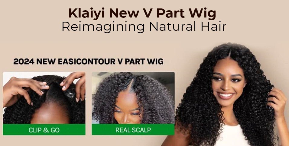 Klaiyi New V Part Wig