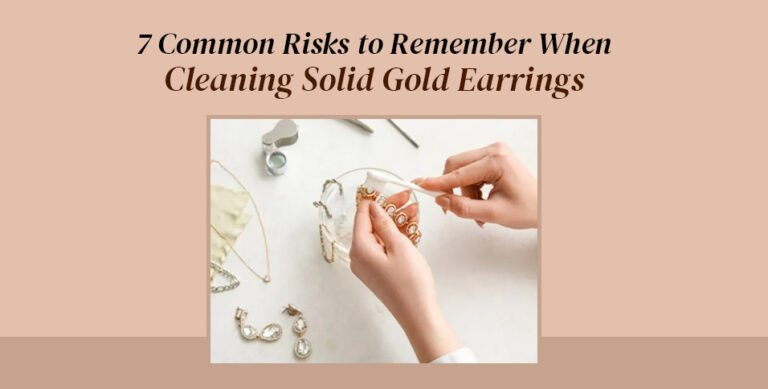 Cleaning Solid Gold Earrings