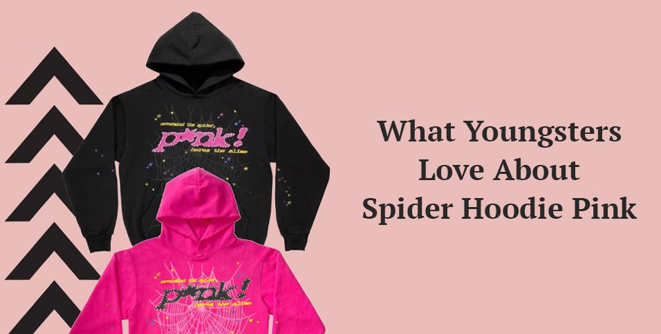 Spider Hoodie Pink