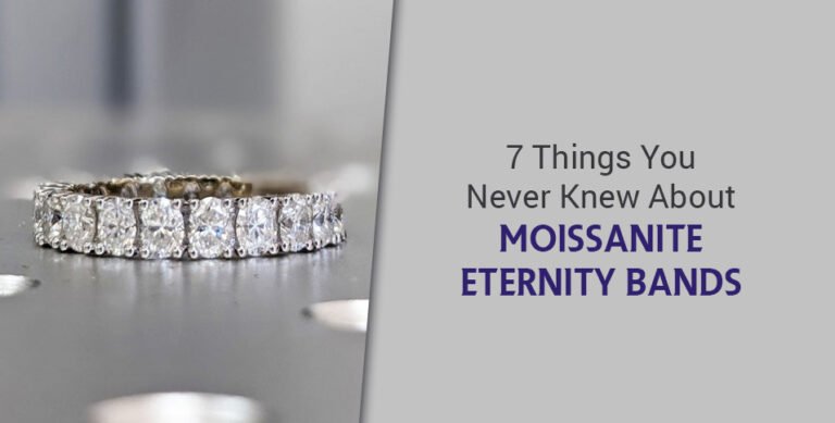 Moissanite Eternity Bands