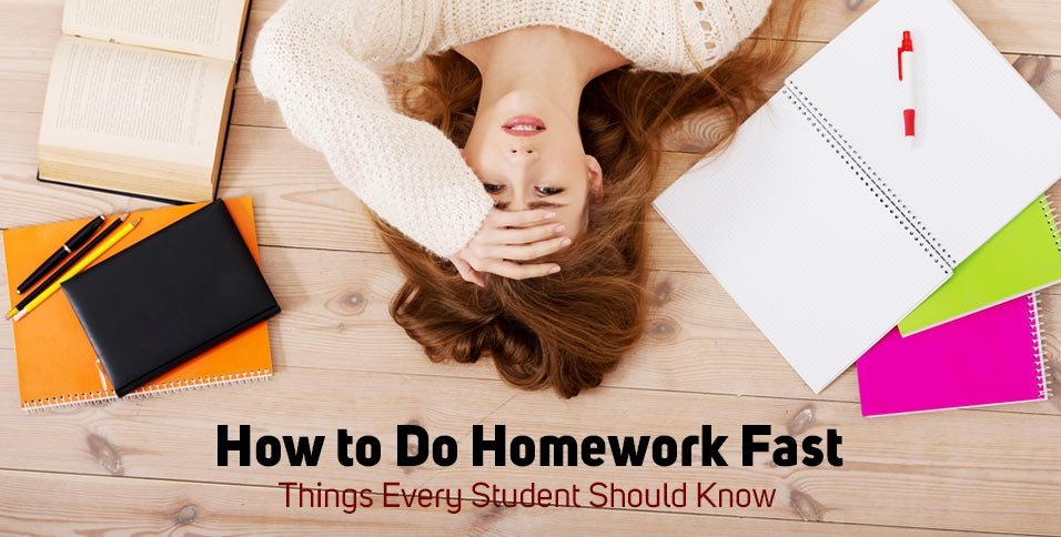 How to Do Homework Fast