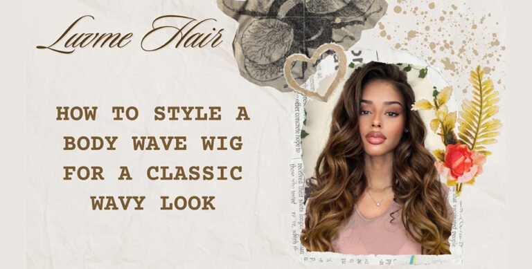 Style a Body Wave Wig