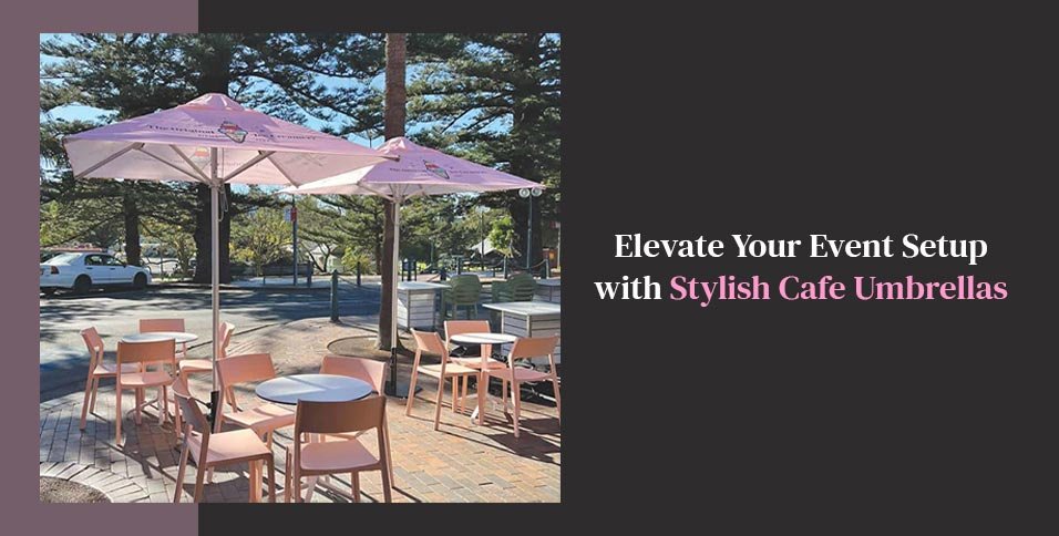 Stylish Cafe Umbrellas