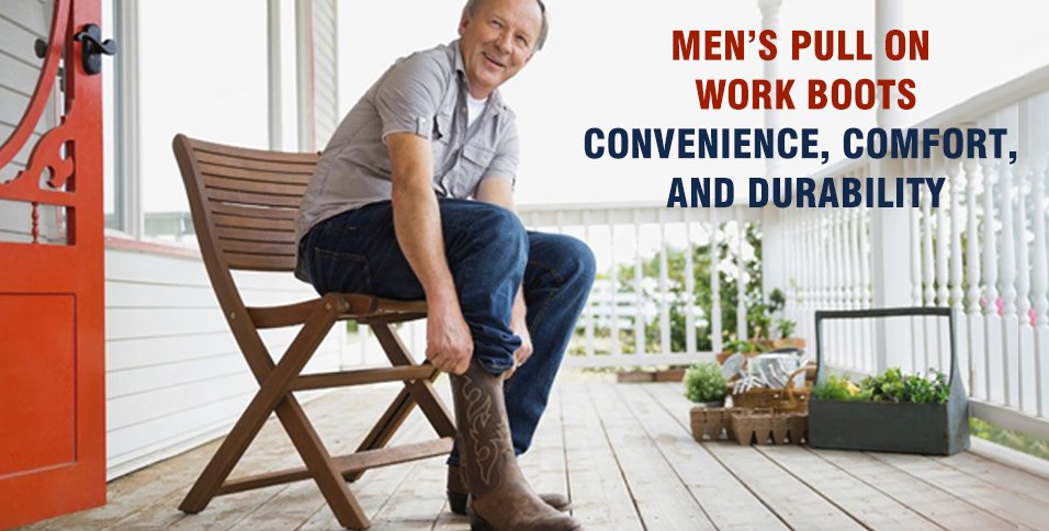 Men’s Pull On Work Boots