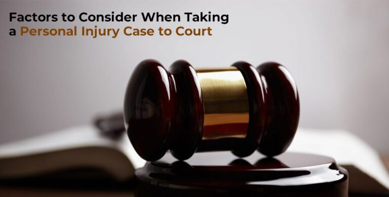 Personal Injury Case to Court