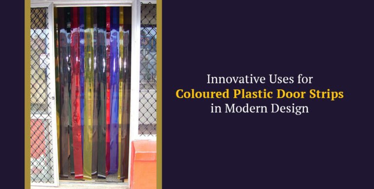 Coloured Plastic Door Strips