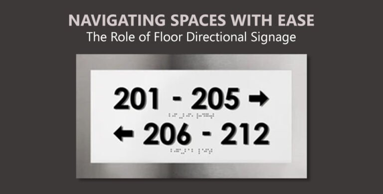 Floor Directional Signage