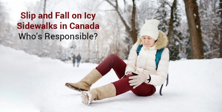 Icy Sidewalks in Canada