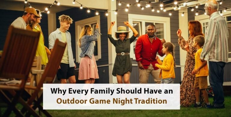 Outdoor Game Night Tradition