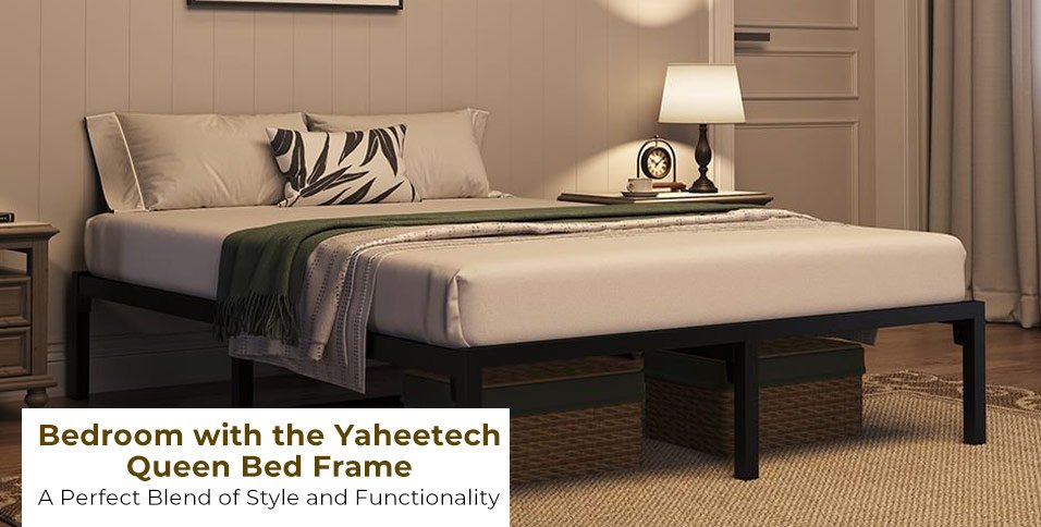 Yaheetech Queen Bed Frame