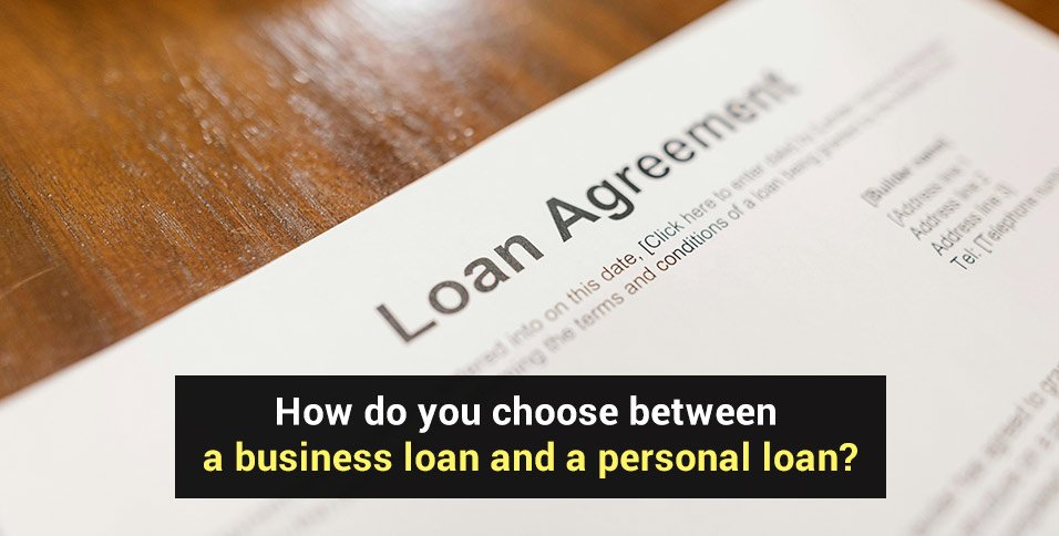 business loan and a personal loan